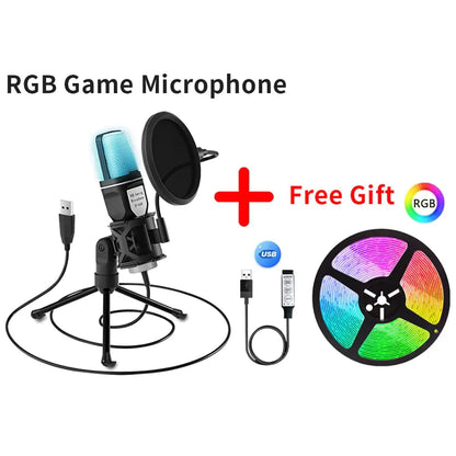 Gaming USB PC RGB Microphone YANMAI SF-666R