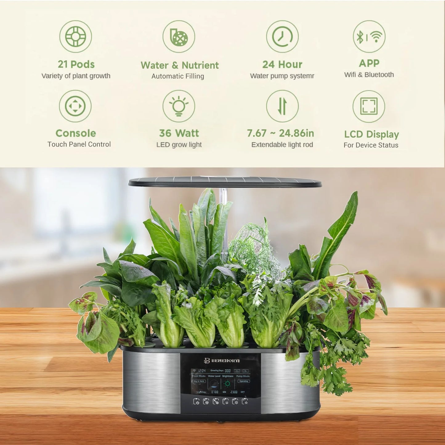 SmartGrow Automatic Planter with Digital Display