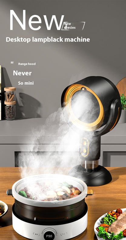 New Portable Desktop Range Hood Anion Smoke Removal Deodorant Sterilization Air Purification