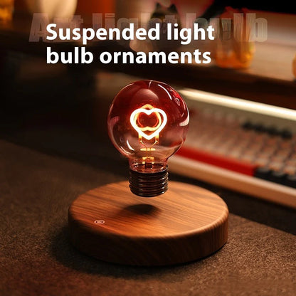 Magnetic Suspension Bulb Love Small Night Lamp Desktop Decoration