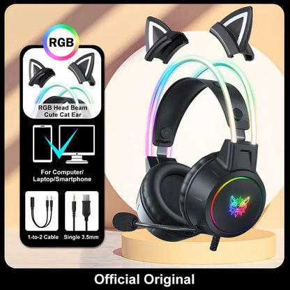 X15 Pro Cat Ear Gaming Headset