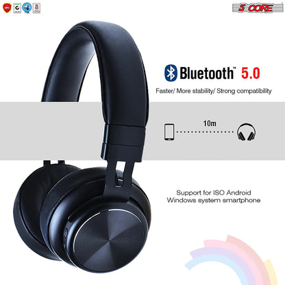 5Core Bluetooth Headphones Wireless Noise Cancelling Audifonos Inalambricos