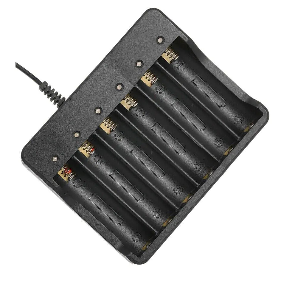 Li-ion Lithium Smart Charger 3.7V 2 4 6 Slot For 16340/14500/26650 RCR123 USA A+