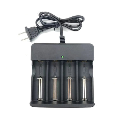 Li-ion Lithium Smart Charger 3.7V 2 4 6 Slot For 16340/14500/26650 RCR123 USA A+