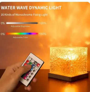 16-Color Ocean Wave Projector Lamp - Aurora Night Light