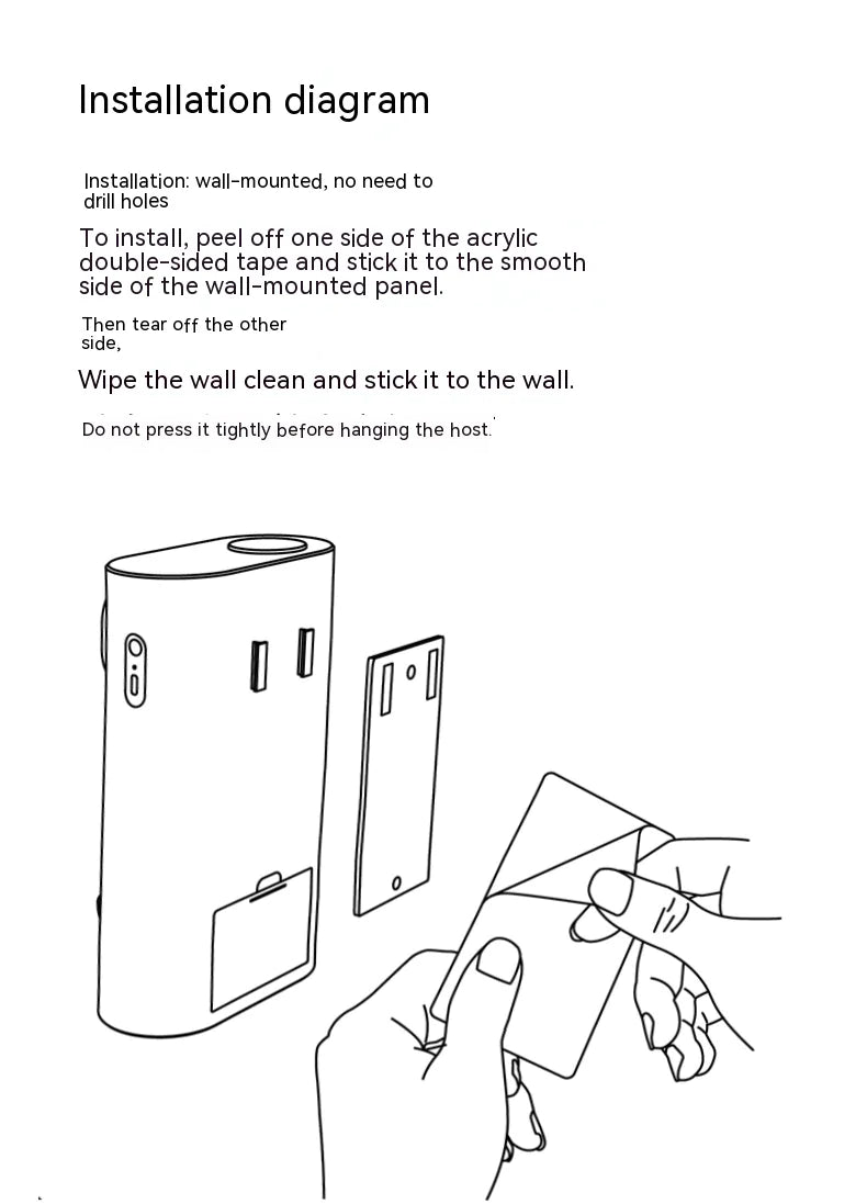 Wall-Mounted Automatic Mouthwash Dispenser