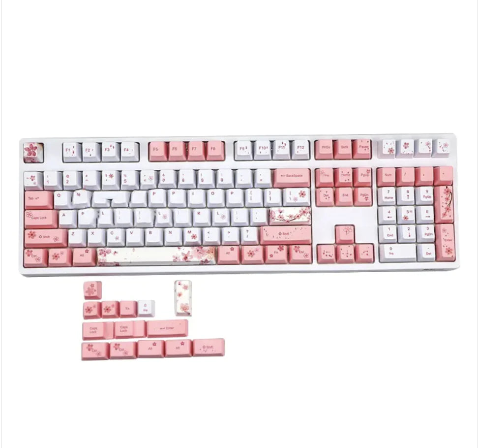 Sakura OEM Height Sublimation Keycap Set