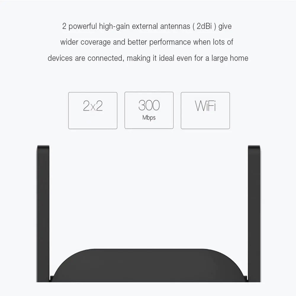 Xiaomi 300Mbps WiFi Amplifier/Universal Wireless WiFi Range Extender/Booster