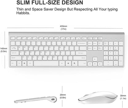 Rechargeable Wireless Keyboard And Mouse