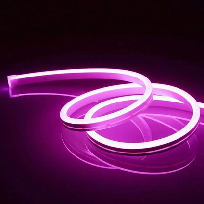 1M 2M 3M 5M 12V Flexible Sign Neon Lights Silicone Tube LED Strip Waterproof USA