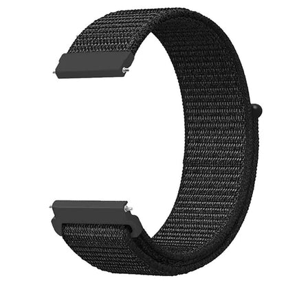 20mm 22mm Woven Nylon Sport Loop Watch Band Strap Quick Release Spring Pins USA