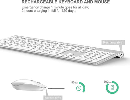 Rechargeable Wireless Keyboard And Mouse