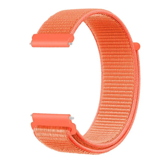 20mm 22mm Woven Nylon Sport Loop Watch Band Strap Quick Release Spring Pins USA