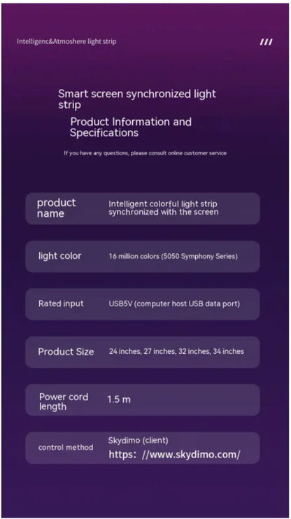 RGB Esports Desktop Computer Display Atmosphere Backlight