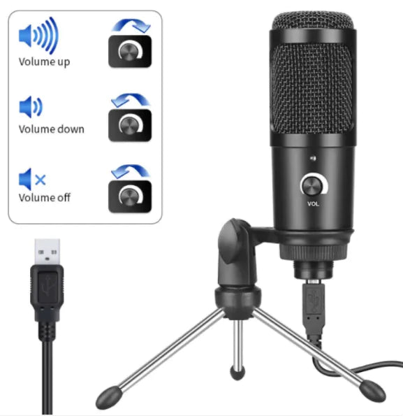 USB Microphone for laptop and Computers for Recording